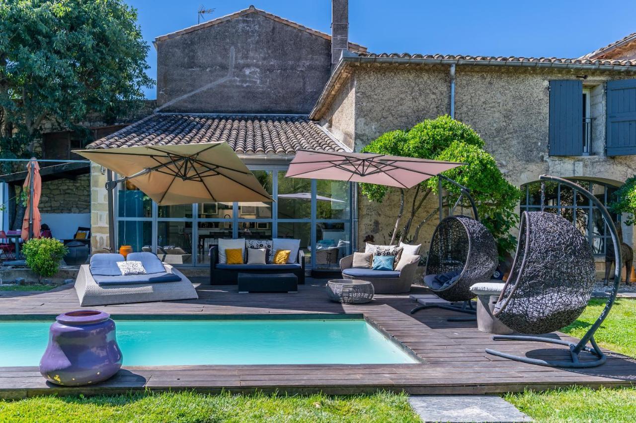 Mas Bleu Villa Sommières Exteriör bild