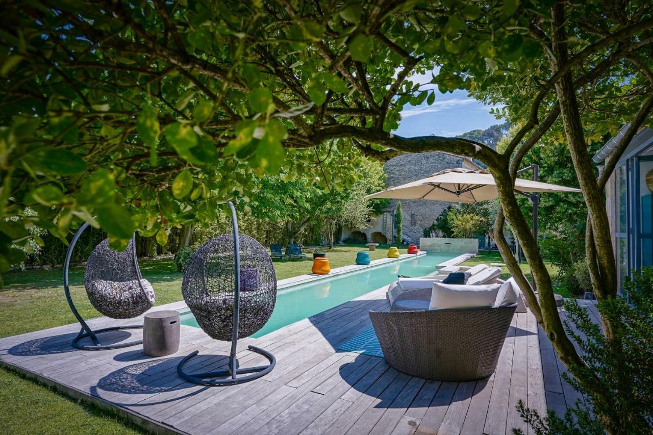 Mas Bleu Villa Sommières Exteriör bild
