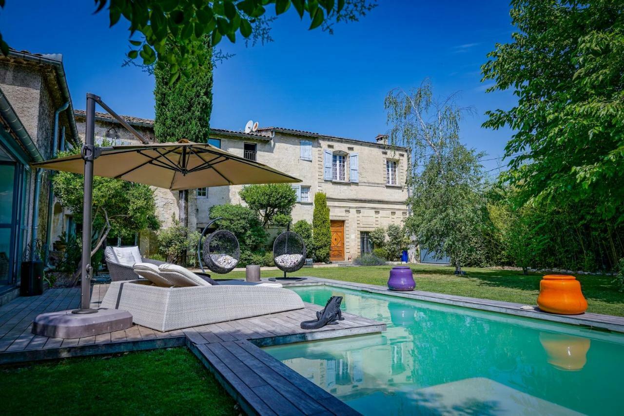 Mas Bleu Villa Sommières Exteriör bild